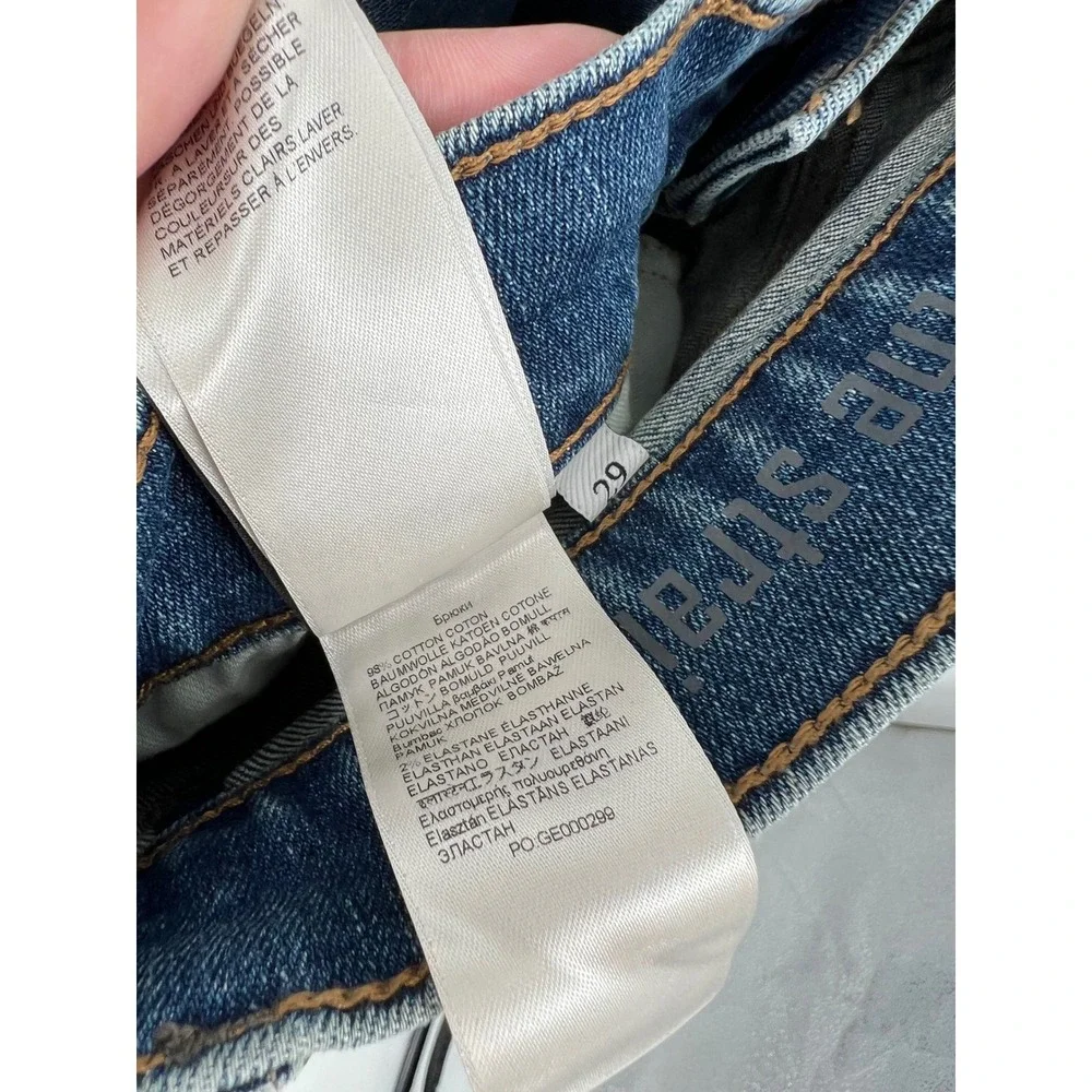 7 For All Mankind The Straight Jeans Sundance Blue 7D12C922-SDC Size 29 NWT